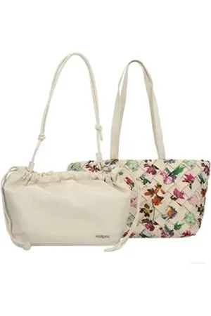 Desigual Shopper, Polyurethan beige