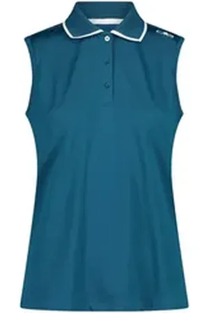 CMP Poloshirt Damen Poloshirt WOMAN POLO SLEEVELESS 31T5076 grün 38