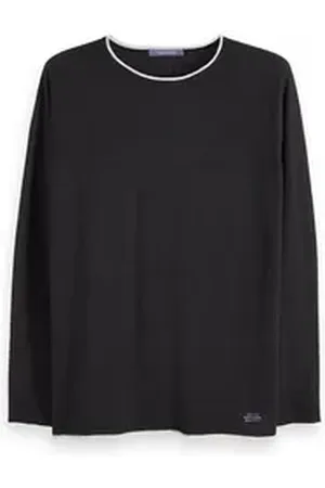 Scotch&Soda Fleecepullover Herren Pullover Crewneck Pullover 149096 schwarz S