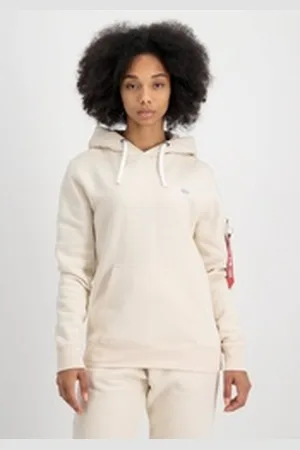 Alpha Industries Hoodie Men - Hoodies Unisex EMB Hoodie weiß 2XS