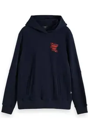 Scotch&Soda Kapuzenpullover Herren Kapuzenpullover Fleece Hoody 152246 blau S