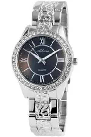 Adrina Quarzuhr AR0003 Damenuhr mit Metallarmband, Damenuhr Metall