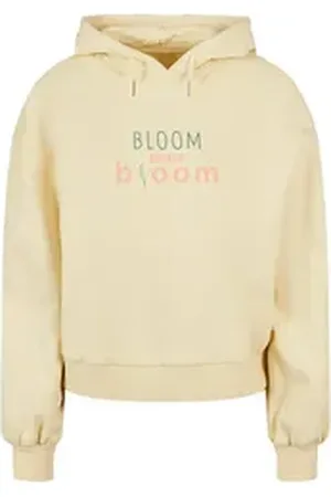 Merchcode Kapuzenpullover Damen Ladies Spring - Bloom baby Oversized Hoody (1-tlg) gelb 5XL