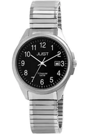 Just Watch Quarzuhr Lennish Herrenuhr mit Zugarmband, Titan, 5 ATM, weißes ZB