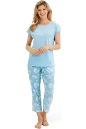 Rösch Pyjama 1253111 blau 40