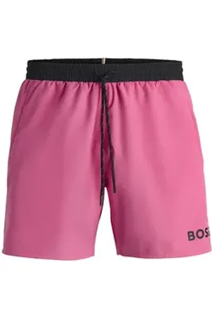 HUGO BOSS Badeshorts Badeshorts Starfish mit Markenlogo rosa L