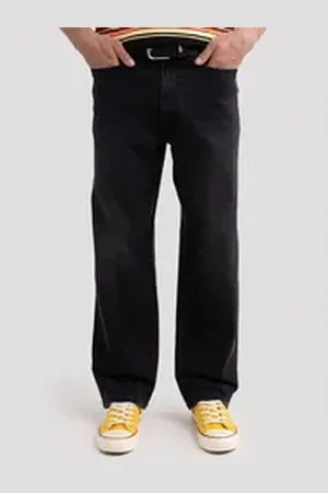 Big Star Loose-fit-Jeans ISAAC WORKWEAR hohe Leibhöhe schwarz 34