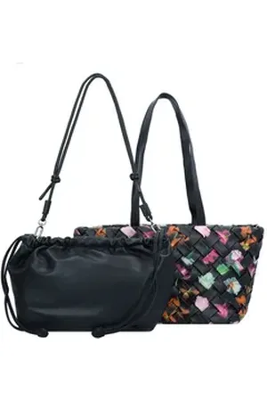 Desigual Shopper, Polyurethan schwarz