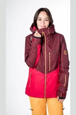 CNSRD Skijacke GOGO SKIJKT CS WOMEN mit hochschließendem Kragen und Kapuze rot 38