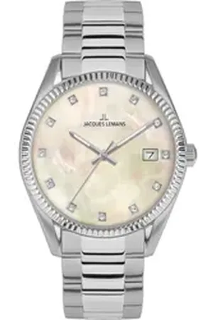 Jacques Lemans Quarzuhr Damen-Uhren Analog Quarz, Sportuhr