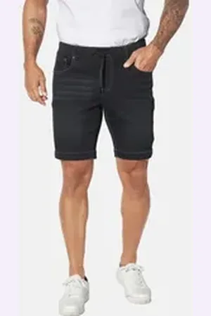 Jan Vanderstorm Bermudas GULLBRAND mit Strickbund schwarz 7XL (80)