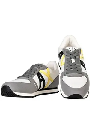 Giorgio Armani ARMANI EXCHANGE Herren Sneaker Synthetisch Sneaker grau 44 EU