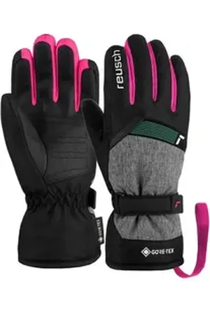 Reusch Skihandschuhe Flash GORE-TEX Junior mit praktischer Handgelenkschlaufe schwarz 4,5