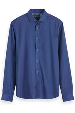 Scotch&Soda Kurzarmhemd Herren Langarmhemd Classic Dress Shirt 152156 M