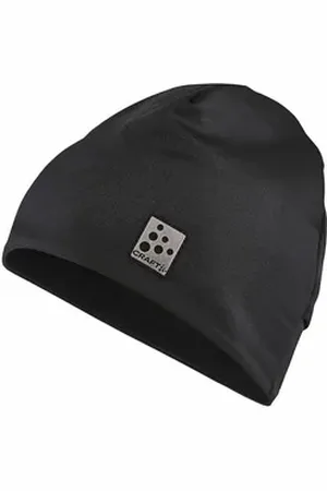 Craft Strickmütze ADV ESSENCE MICROFLEECE PONYTAIL HAT Black
