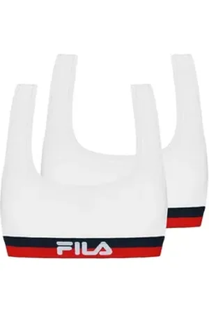 Fila Sport-Bustier Woman Bra (2-tlg., 2er) mit weichem Unterbrust-Webgummi S