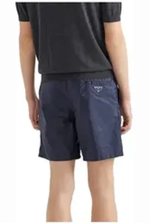 Prada Badehose Re-Nylon Badehose Blau Herren blau L