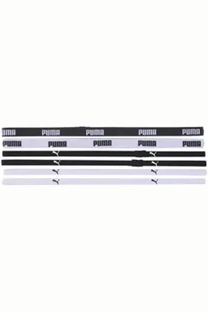 PUMA Haarband Haarbänder AT Sportbands (6pcs) 053452 schwarz