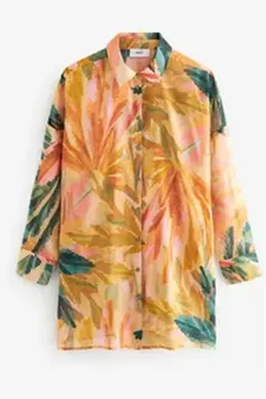 Next Strandshirt Strandkleid aus 100 % Baumwolle (1-tlg) rosa 40 (GB: 12)