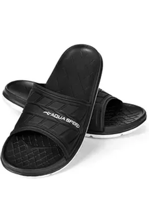 Aquaspeed ASPEN Badelatschen + kl. Fasertuch Duschsandalen Badeschlappen Badepantolette 37