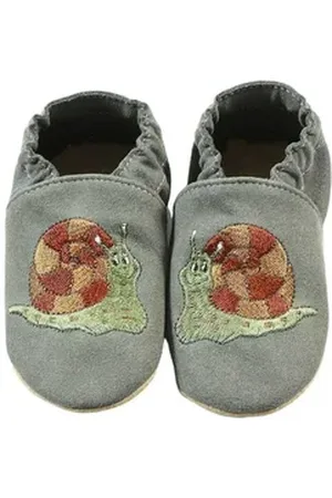 HOBEA Krabbelschuhe RecyStep Schnecke grau Krabbelschuh grau 26-27 EU