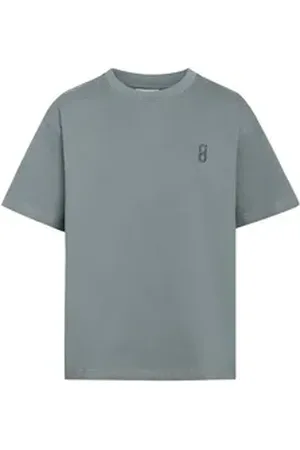 Grunt T-Shirt Villaher (1-tlg) Grafik-Print auf der Rückseite blau 164