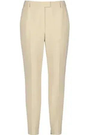 Taifun Bügelfaltenhose - Hose - 7/8 Hose - Slim fit beige 40