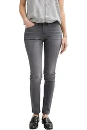 TOM TAILOR Skinny-fit-Jeans in blauer Waschung grau 29