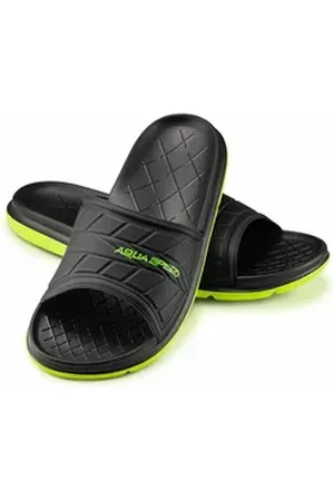 Aquaspeed ASPEN Badelatschen + kl. Fasertuch Duschsandalen Badeschlappen Badepantolette 42