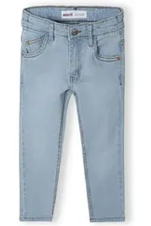 Minoti Regular-fit-Jeans mit geradem Bein (12m-14y) blau 128-134cm