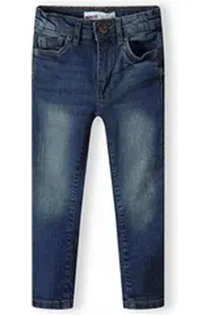 Minoti Skinny-fit-Jeans Distressed Skinny-Jeans (3y-14y) blau 104-110cm