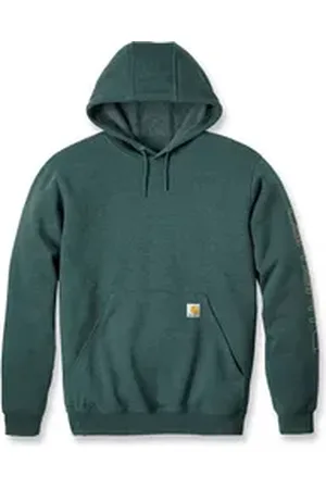 Carhartt Hoodie Herren Kapuzenpullover Sleeve Logo Hooded blau XL