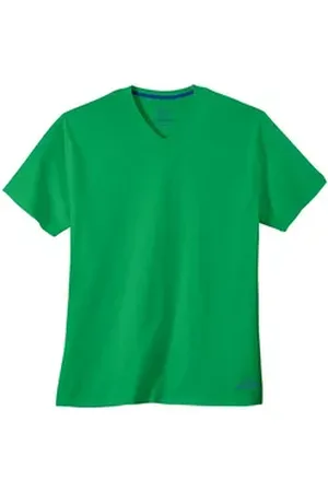 Ceceba V-Shirt V-Neck T-Shirt Übergröße grün grün 72/74