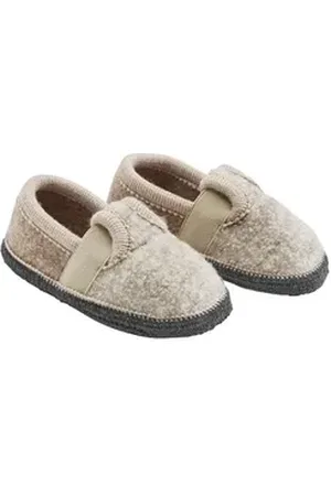 hessnatur Aus Schurwolle Hausschuh beige 26 EU