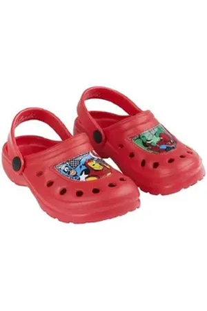 Marvel Badesandalen für Kinder Rutschfeste Clogs für den Spielplatz Clog rot 30-31 EU
