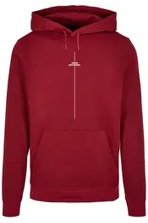 Merchcode Kapuzensweatshirt Herren Think Different Basic Hoody (1-tlg) rot XS