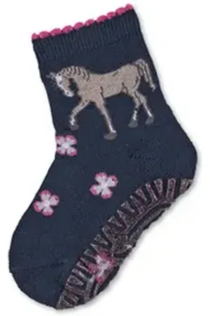 Sterntaler ® ABS-Socken Glitzer-Flitzer AIR Pferd blau 26