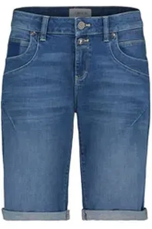 Cartoon Jeansshorts blau