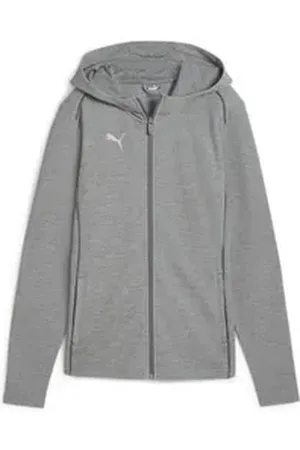 PUMA Sweatjacke Damen Kapuzenjacke teamFINAL Casuals Hooded Jacket 658531 grau XL