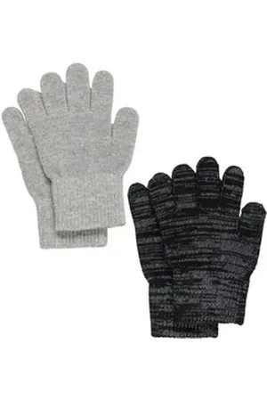 CeLaVi Strickhandschuhe Magic Gloves w.reflex 2-pack grau 7-12 Jahre