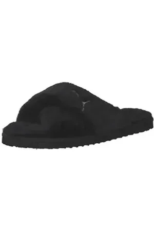PUMA Damen Pantollete Fluff X Strap 384936 Hausschuh schwarz 38 EU