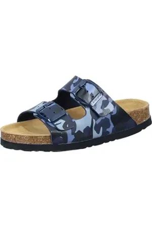 DR. BRINKMANN Pantoletten Pantolette aus strapazierfähigen Gewebefasern blau 31 EU