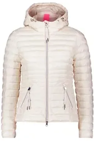 Cartoon Bomberjacke Wattierte Steppjacke - Gerade beige 38