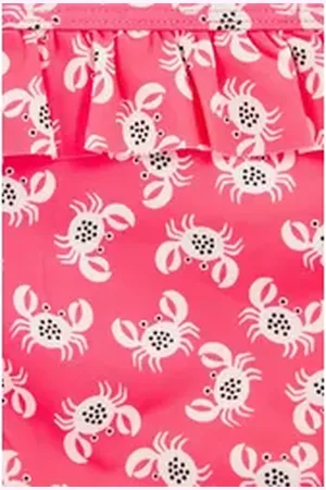 WE Fashion Bandeau-Bikini-Top rosa 158/164