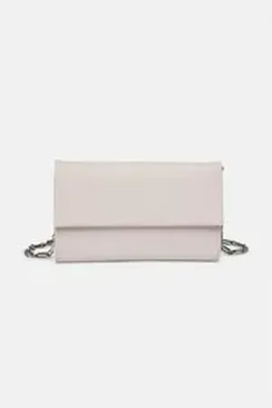 Comma, Comma Tragetasche Clutch aus Glattleder mit Kette, Tragehenkel