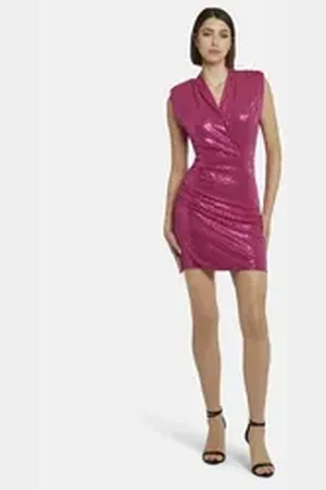 Nicowa Cocktailkleid NOCIWA (1-tlg) mit Schulterpolstern rosa 40