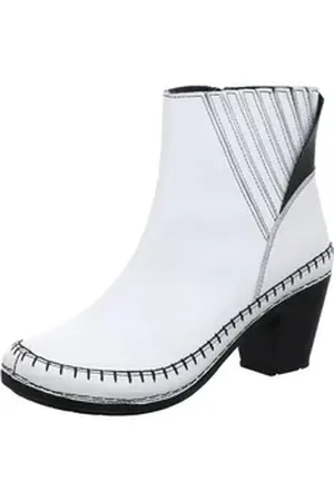 GEMINI Damen Stiefelette schwarz|weiß 37