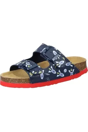 DR. BRINKMANN Pantoletten Pantolette aus strapazierfähigen Gewebefasern blau 31 EU