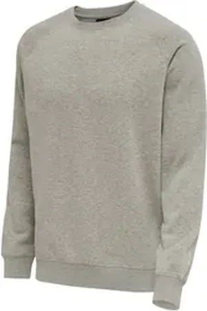 Hummel Rundhalspullover grau M