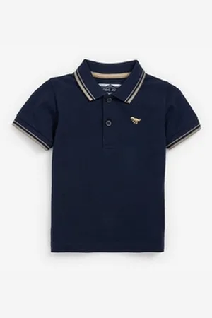 Next Poloshirt Kurzärmliges Poloshirt (1-tlg) blau 74-80 (9-12 Mon.)